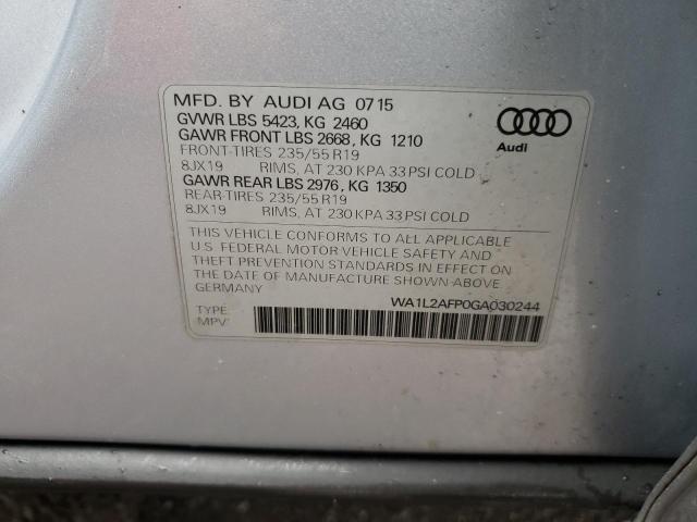 Photo 9 VIN: WA1L2AFP0GA030244 - AUDI Q5 