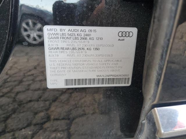 Photo 13 VIN: WA1L2AFP0GA063650 - AUDI Q5 PREMIUM 