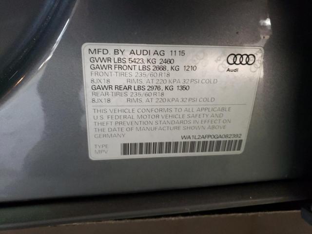 Photo 11 VIN: WA1L2AFP0GA082392 - AUDI Q5 