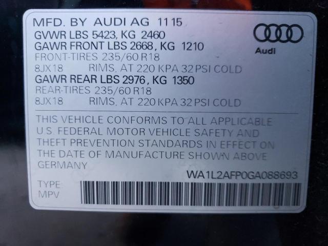 Photo 12 VIN: WA1L2AFP0GA088693 - AUDI Q5 PREMIUM 