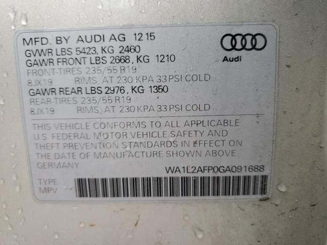 Photo 9 VIN: WA1L2AFP0GA091688 - AUDI Q5 