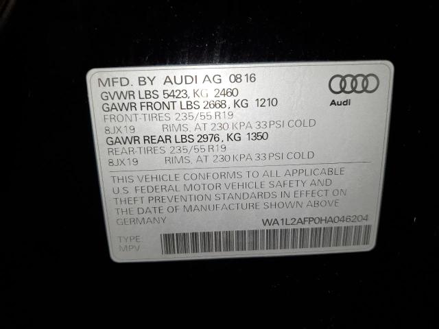 Photo 11 VIN: WA1L2AFP0HA046204 - AUDI Q5 