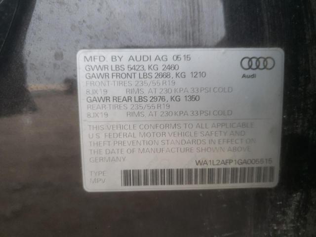 Photo 9 VIN: WA1L2AFP1GA005515 - AUDI Q5 PREMIUM 