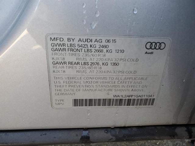 Photo 13 VIN: WA1L2AFP1GA011041 - AUDI Q5 