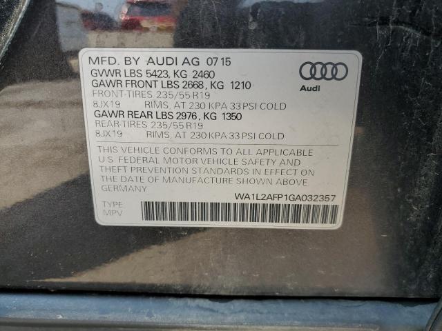 Photo 13 VIN: WA1L2AFP1GA032357 - AUDI Q5 