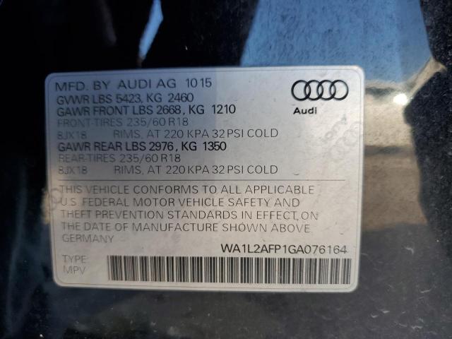 Photo 11 VIN: WA1L2AFP1GA076164 - AUDI Q5 