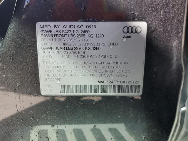 Photo 13 VIN: WA1L2AFP1GA125122 - AUDI Q5 