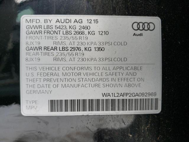 Photo 12 VIN: WA1L2AFP2GA092969 - AUDI Q5 PREMIUM 