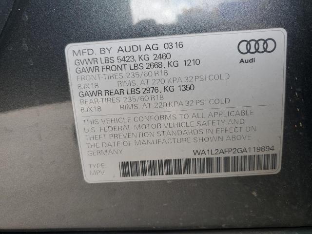 Photo 12 VIN: WA1L2AFP2GA119894 - AUDI Q5 