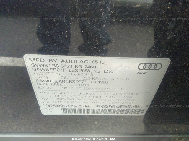 Photo 8 VIN: WA1L2AFP2GA148327 - AUDI Q5 