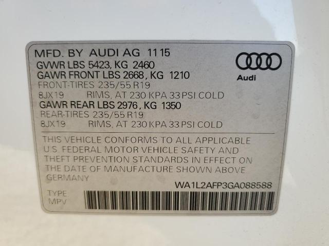 Photo 13 VIN: WA1L2AFP3GA088588 - AUDI Q5 PREMIUM 