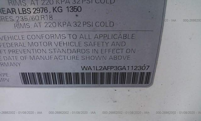 Photo 8 VIN: WA1L2AFP3GA112307 - AUDI Q5 