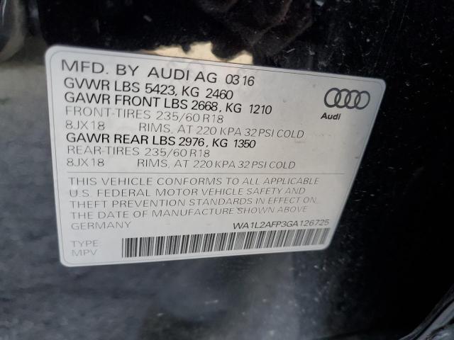 Photo 9 VIN: WA1L2AFP3GA126725 - AUDI Q5 