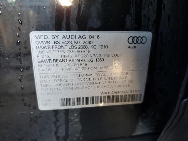 Photo 12 VIN: WA1L2AFP3GA131102 - AUDI Q5 PREMIUM 