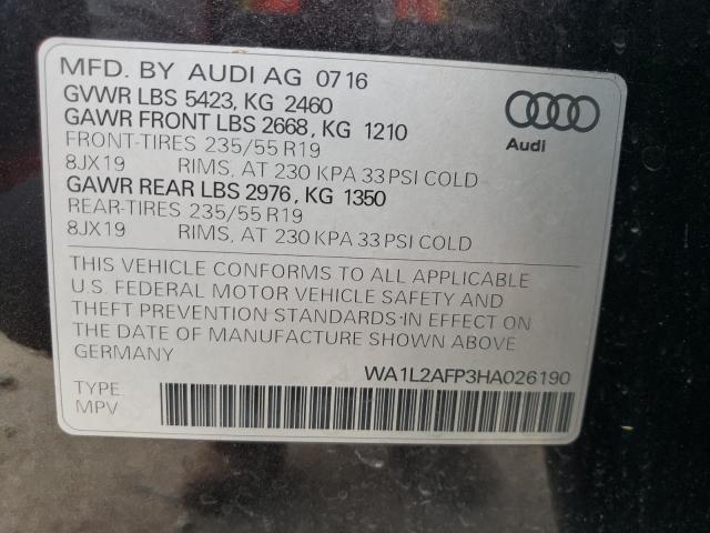 Photo 13 VIN: WA1L2AFP3HA026190 - AUDI Q5 PREMIUM 