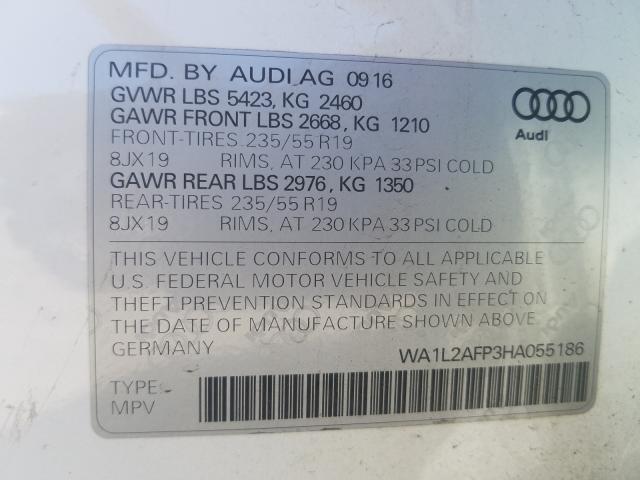 Photo 9 VIN: WA1L2AFP3HA055186 - AUDI Q5 