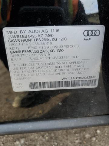 Photo 11 VIN: WA1L2AFP3HA082842 - AUDI Q5 