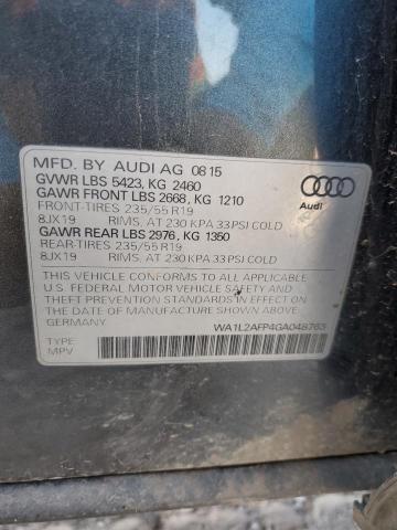 Photo 12 VIN: WA1L2AFP4GA048763 - AUDI Q5 PREMIUM 