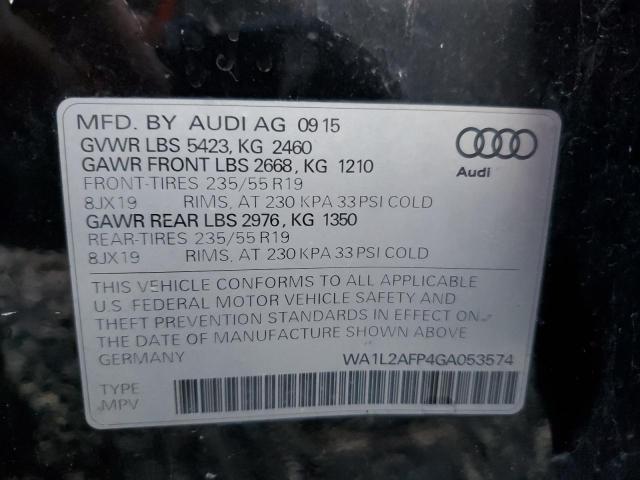 Photo 9 VIN: WA1L2AFP4GA053574 - AUDI Q5 PREMIUM 