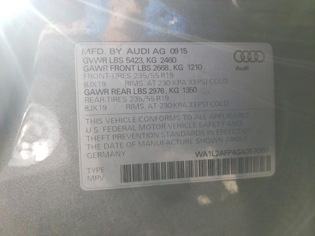 Photo 9 VIN: WA1L2AFP4GA057060 - AUDI Q5 PREMIUM 