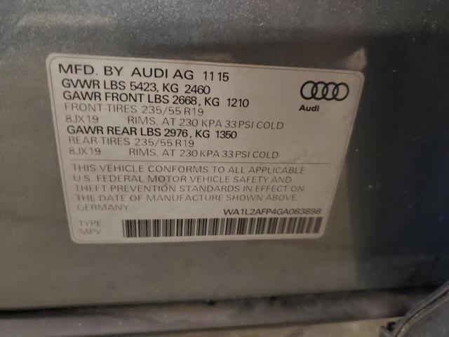 Photo 11 VIN: WA1L2AFP4GA083898 - AUDI Q5 