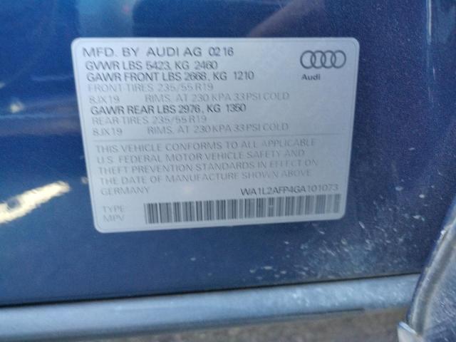 Photo 9 VIN: WA1L2AFP4GA101073 - AUDI Q5 PREMIUM 