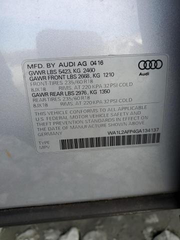 Photo 12 VIN: WA1L2AFP4GA134137 - AUDI Q5 