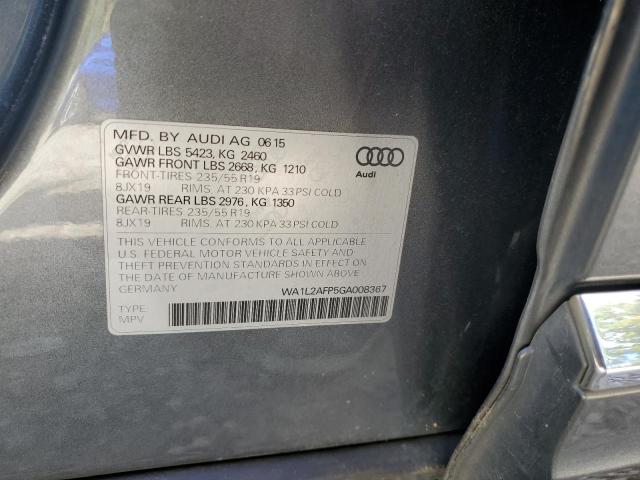 Photo 12 VIN: WA1L2AFP5GA008367 - AUDI Q5 