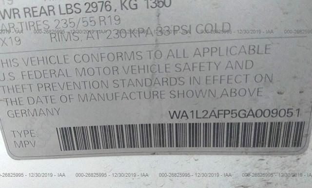 Photo 8 VIN: WA1L2AFP5GA009051 - AUDI Q5 