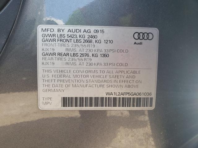 Photo 9 VIN: WA1L2AFP5GA061036 - AUDI Q5 PREMIUM 