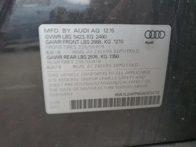 Photo 12 VIN: WA1L2AFP5GA093470 - AUDI Q5 