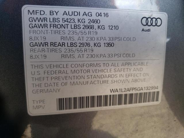 Photo 12 VIN: WA1L2AFP5GA132994 - AUDI Q5 