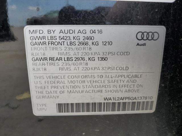 Photo 13 VIN: WA1L2AFP5GA137810 - AUDI Q5 