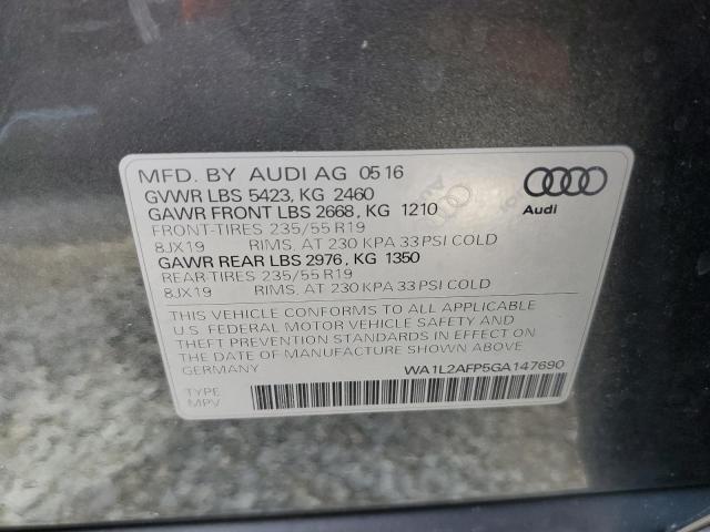 Photo 9 VIN: WA1L2AFP5GA147690 - AUDI Q5 PREMIUM 