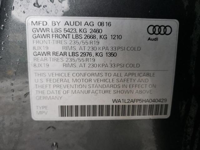 Photo 12 VIN: WA1L2AFP5HA040429 - AUDI Q5 