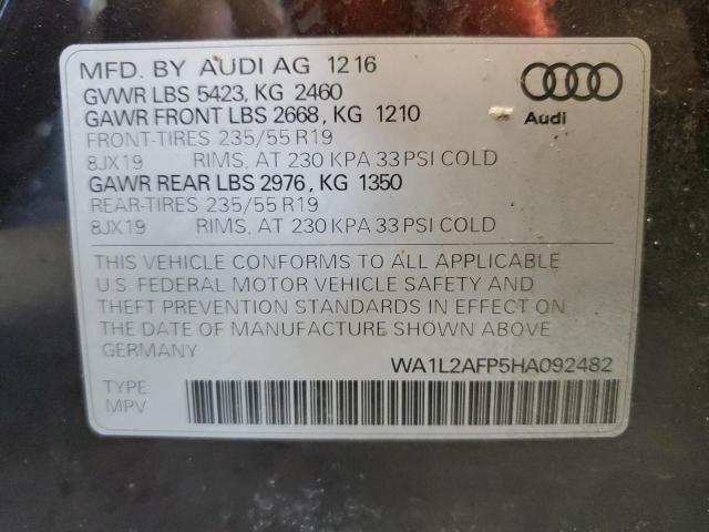 Photo 13 VIN: WA1L2AFP5HA092482 - AUDI Q5 PREMIUM 