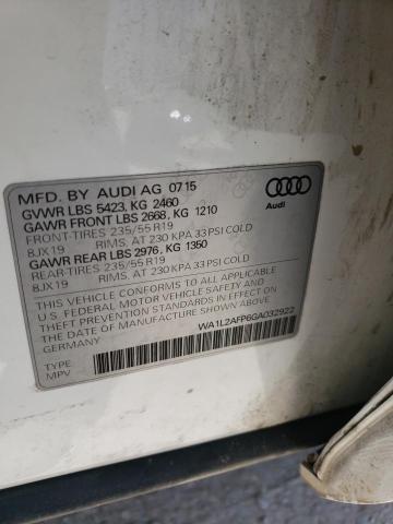 Photo 12 VIN: WA1L2AFP6GA032922 - AUDI Q5 PREMIUM 