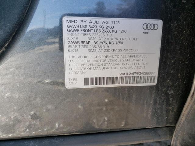 Photo 11 VIN: WA1L2AFP6GA088097 - AUDI Q5 