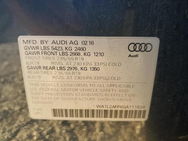 Photo 9 VIN: WA1L2AFP6GA111524 - AUDI Q5 PREMIUM 