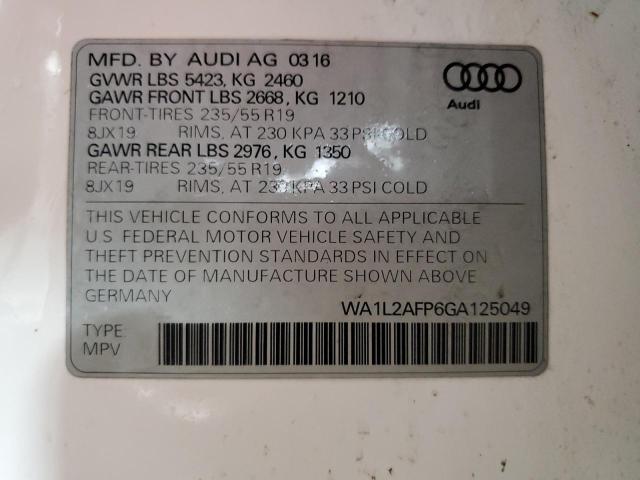 Photo 11 VIN: WA1L2AFP6GA125049 - AUDI Q5 