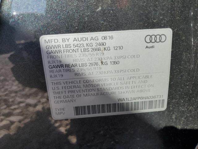 Photo 12 VIN: WA1L2AFP6HA036731 - AUDI Q5 PREMIUM 