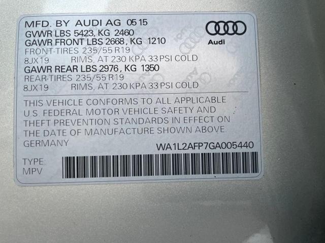 Photo 9 VIN: WA1L2AFP7GA005440 - AUDI Q5 PREMIUM 