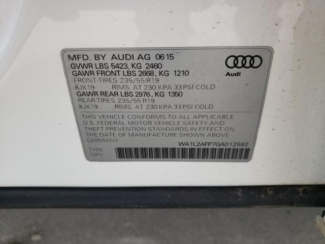 Photo 9 VIN: WA1L2AFP7GA012582 - AUDI Q5 