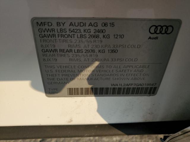 Photo 12 VIN: WA1L2AFP7GA019547 - AUDI Q5 PREMIUM 