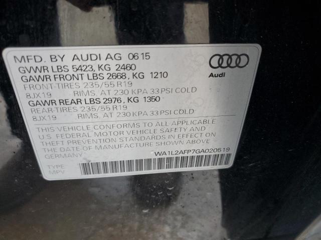 Photo 12 VIN: WA1L2AFP7GA020519 - AUDI Q5 PREMIUM 