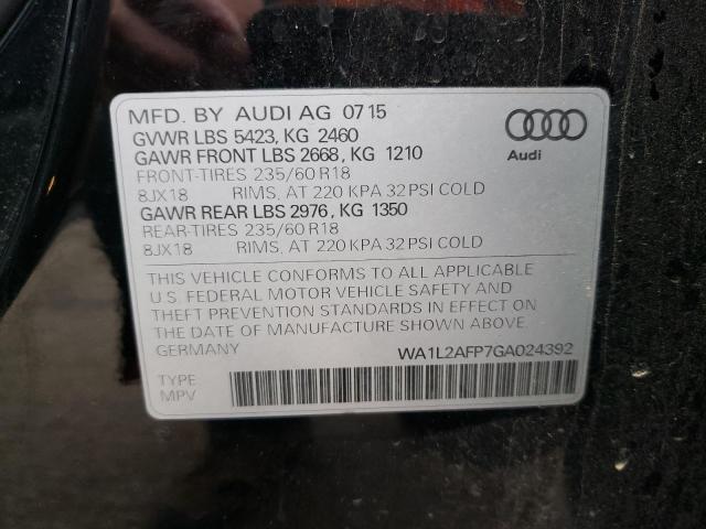 Photo 11 VIN: WA1L2AFP7GA024392 - AUDI Q5 PREMIUM 