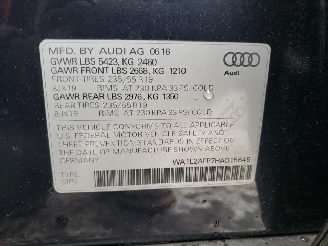 Photo 9 VIN: WA1L2AFP7HA015645 - AUDI Q5 