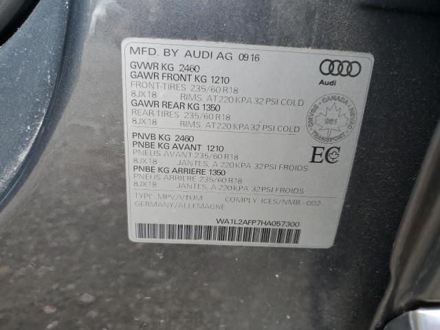 Photo 12 VIN: WA1L2AFP7HA057300 - AUDI Q5 PREMIUM 