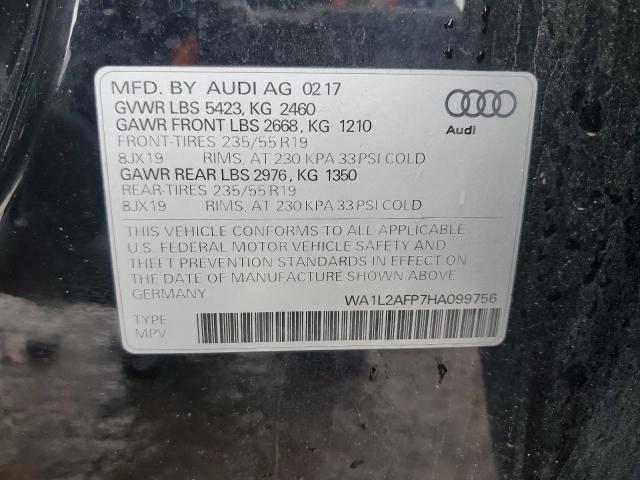 Photo 12 VIN: WA1L2AFP7HA099756 - AUDI Q5 