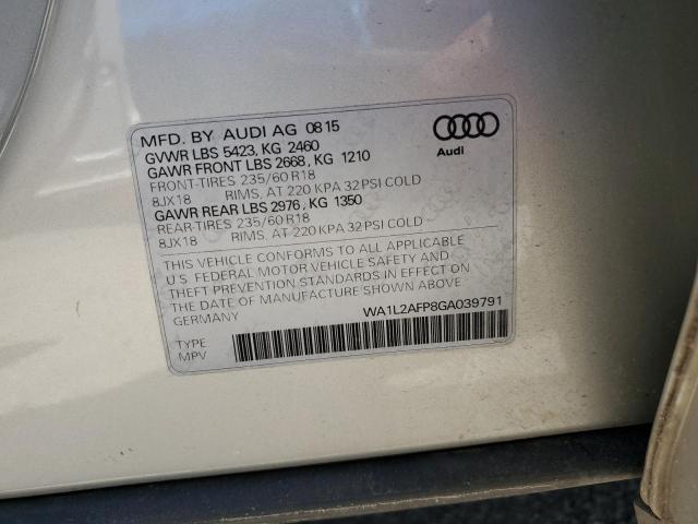 Photo 12 VIN: WA1L2AFP8GA039791 - AUDI Q5 